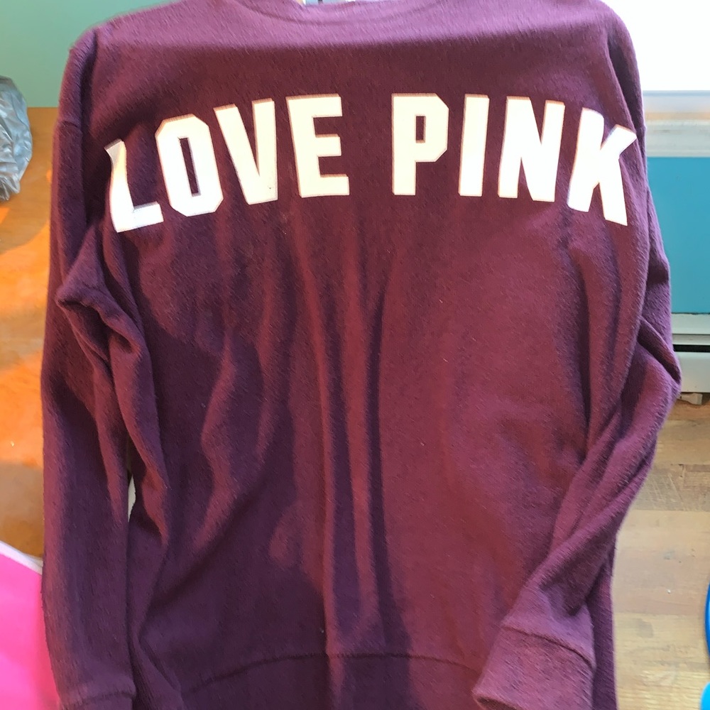 Victoria’s Secret pink sweatshirt